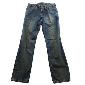 Ralph Lauren Polo Jeans Co Mens Jeans Size 34 Straight Denim Blue Casual Classic